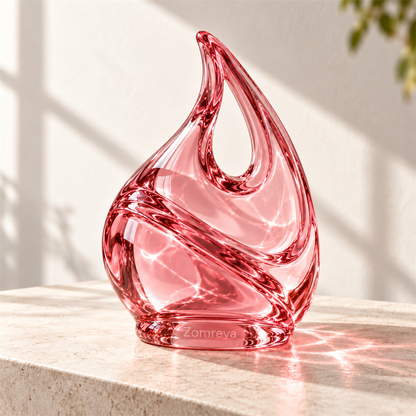 Zomreva Rose Flame Decorative Sculpture main sculpture view
