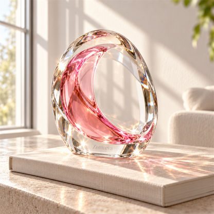 Zomreva Rose Halo Decorative Sculpture alternate angle view