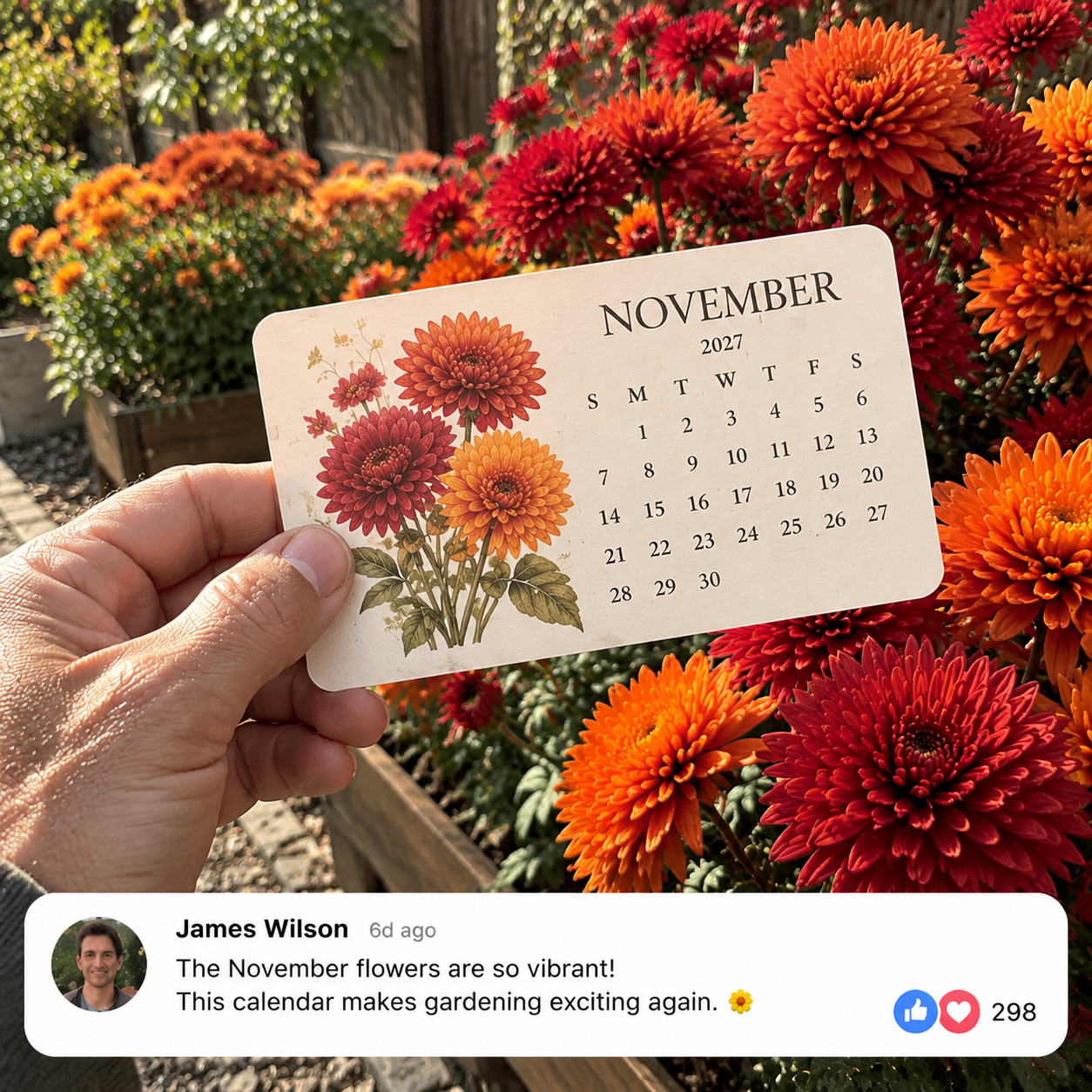 James Wilson — seed calendar customer photo
